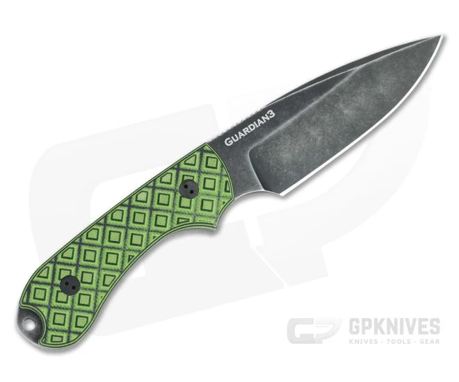 Bradford Guardian3 False Edge GPK Exclusive Nimbus Rex 45 Toxic Green/Black G10 Fixed Blade 3 Bradford Guardian3 False Edge GPK Exclusive Nimbus Rex 45 Toxic Green/Black G10 Fixed Blade - Image 3