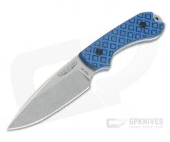 Bradford Guardian3 False Edge GPK Exclusive Stonewashed Rex 45 Blue/Black G10 Fixed Blade