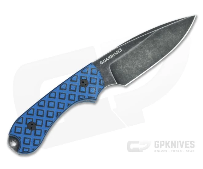 Bradford Guardian3 False Edge GPK Exclusive Nimbus Rex 45 Blue/Black G10 Fixed Blade 3 Bradford Guardian3 False Edge GPK Exclusive Nimbus Rex 45 Blue/Black G10 Fixed Blade - Image 3