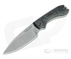 Bradford Guardian3 False Edge GPK Exclusive Stonewashed Rex 45 3D Carbon Fiber Fixed Blade