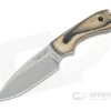 Bradford Guardian3 False Edge GPK Exclusive Stonewashed Rex 45 3D G-Wood Fixed Blade