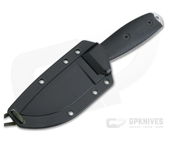 ESEE 3 Stonewashed S35VN 3D Black G10 Handles Fixed Blade 3PM35V-001 2 ESEE 3 Stonewashed S35VN 3D Black G10 Handles Fixed Blade 3PM35V-001 - Image 2