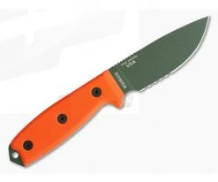 ESEE 3 Part Serrated Orange G10 & OD Coated -Default Template 4 3s od 3