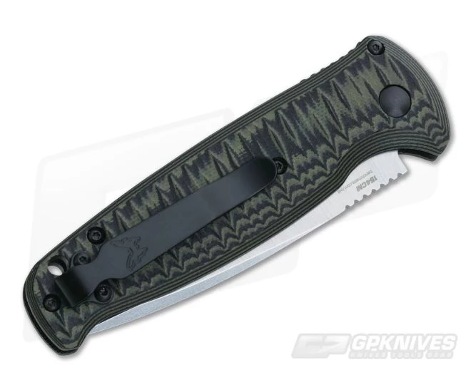 Benchmade 4300-1 CLA Composite Lite Auto Green/Black G10 Satin Plain Edge 2 Benchmade 4300-1 CLA Composite Lite Auto Green/Black G10 Satin Plain Edge - Image 2