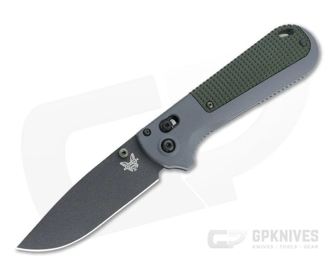 Benchmade Redoubt Black CPM-D2 Gray Grivory AXIS Folder 430BK 1 Benchmade Redoubt Black CPM-D2 Gray Grivory AXIS Folder 430BK