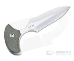 Mike Irie Version 2 Push Dagger CPM-154 Green Canvas Micarta Fixed Blade 4444 -Default Template 4 4444 3