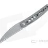 Brad Zinker Swayback Wharncliffe FLF Stonewashed CPM-154 Titanium Front Flipper 4468