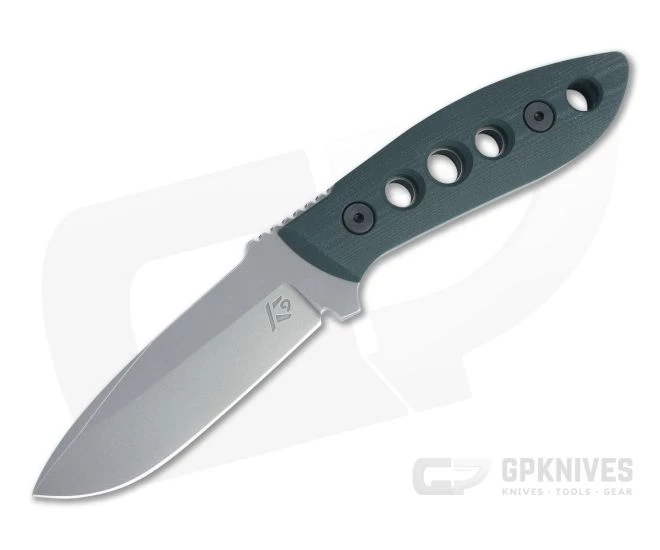 Tom Krein K9 Model 6 Drop Point Stonewashed D2 Blasted Forest Green G10 Fixed Blade 4474 1 Tom Krein K9 Model 6 Drop Point Stonewashed D2 Blasted Forest Green G10 Fixed Blade 4474