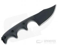 Alan Folts Custom Minimalist Bowie Black CPM-154 Black G10 Fixed Blade Neck Knife 4636 -Default Template 4 4636 3