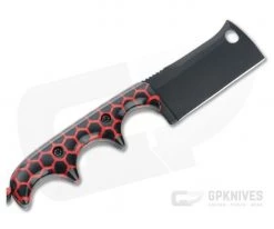 Alan Folts Custom Minimalist Cleaver Black CPM-154 Red Matrix Acrylic Fixed Blade Neck Knife 4640 5 Alan Folts Custom Minimalist Cleaver Black CPM-154 Red Matrix Acrylic Fixed Blade Neck Knife 4640 -Default Template 4 4640 3