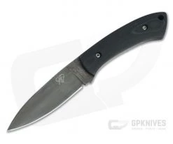 Aaron Frederick Custom Work Horse Spear Point Patina 1095 Black G10 Fixed Blade Knife 4649