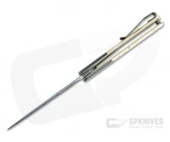 Brad Zinker Urban Trapper LLF Damasteel Zirconium Bolstered Mammoth Front Flipper 4713 5 Brad Zinker Urban Trapper LLF Damasteel Zirconium Bolstered Mammoth Front Flipper 4713 -Default Template 4 4713 3