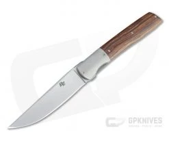 Brad Zinker Urban Trapper Front Flipper LLF Stonewashed CPM-154 Bolstered Desert Ironwood Folder 4714
