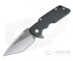 Attn2Detail Large Mark I Tanto Two-Tone S30V Crosshatch Black Titanium Flipper 4717