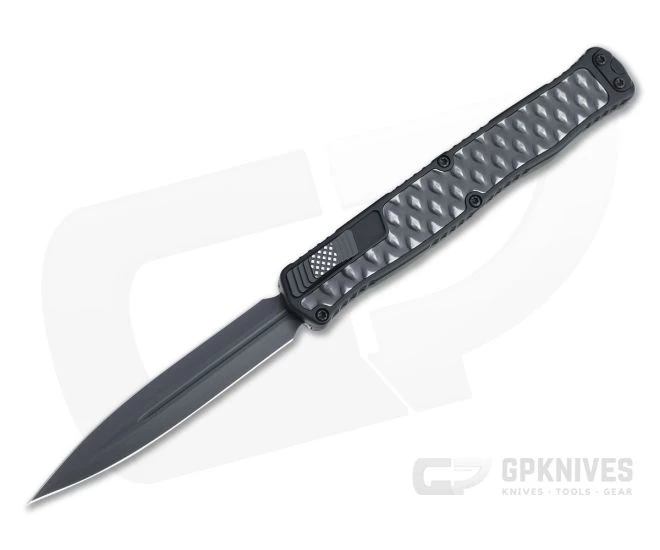 Heretic Custom Cleric II Prototype D/E Black Elmax Textured Metal Inlay OTF Automatic 4723 1 Heretic Custom Cleric II Prototype D/E Black Elmax Textured Metal Inlay OTF Automatic 4723