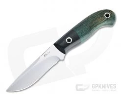 Mike Irie Model 110 Spear Point CPM-154 Bolstered Dyed Maple Fixed Blade 4735