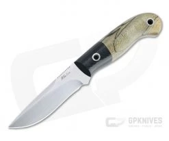 Mike Irie Model 110 Spear Point CPM-154 Bolstered Spalted Maple Fixed Blade 4736