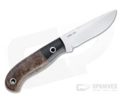Mike Irie Model 110 Spear Point CPM-154 Bolstered Maple Burl Fixed Blade 4737 -Default Template 4 4737 3
