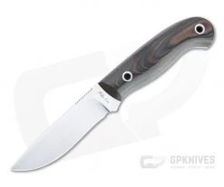 Mike Irie Model 110 Drop Point CPM-154 Camo Linen Micarta Fixed Blade 4745