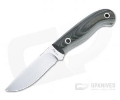 Mike Irie Model 110 Drop Point CPM-154 Green and Black Linen Micarta Fixed Blade 4746