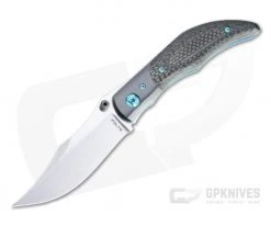 Alan Folts Sultan Satin CPM 154 Zirconium Bolstered Carbon Fiber Folder 4752