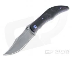 Alan Folts Sultan Tumbled CPM 154 Purple Marbled G10 Folder 4753