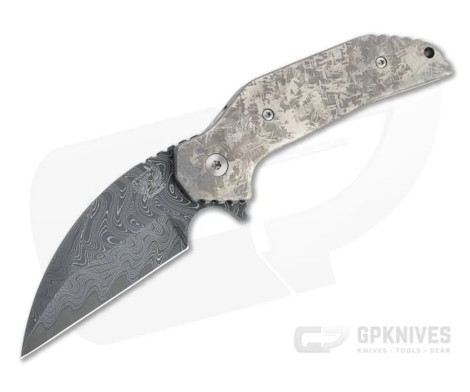 Grindhouse Knives FOK #31 Flipper XHP San Mai Damascus UNOB Titanium Liner Lock Folder 4790 1 Grindhouse Knives FOK #31 Flipper XHP San Mai Damascus UNOB Titanium Liner Lock Folder 4790