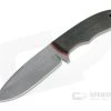 Tom Krein Custom White Mountain Hunter Acid Washed Nitro-V Green Linen Micarta Fixed Blade