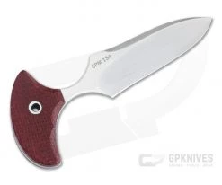 Mike Irie Custom Version 3 Push Dagger CPM-154 Red Burlap Micarta Fixed Blade 4816 -Default Template 4 4816 3