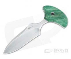 Mike Irie Custom Version 3 Push Dagger CPM-154 Green Maple Fixed Blade 4819