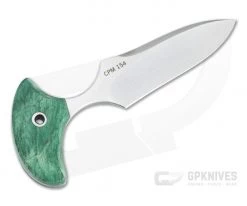 Mike Irie Custom Version 3 Push Dagger CPM-154 Green Maple Fixed Blade 4819 -Default Template 4 4819 3