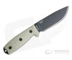 ESEE 4 Black Blade 3D Green Canvas Micarta Handles Fixed Blade 4PB-017 -Default Template 4 4pb 017 3