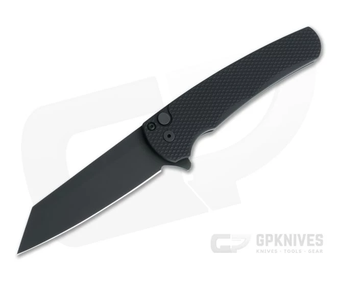 Protech Malibu Reverse Tanto Black DLC 20CV Textured Button Lock Flipper 5206 1 Protech Malibu Reverse Tanto Black DLC 20CV Textured Button Lock Flipper 5206