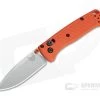Benchmade Mini Bugout Orange Grivory S30V Drop Point AXIS Lock Folder 533