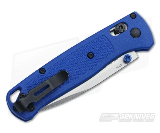 Benchmade 535 Bugout Blue Grivory S30V Drop Point 2 Benchmade 535 Bugout Blue Grivory S30V Drop Point - Image 2