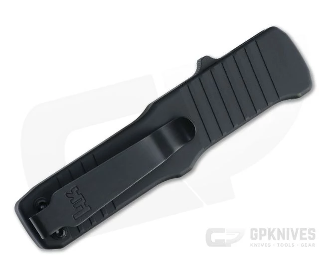 HK Hadron Tanto Black PVD Serrated 154CM Aluminum OTF Automatic 54000 2 HK Hadron Tanto Black PVD Serrated 154CM Aluminum OTF Automatic 54000 - Image 2