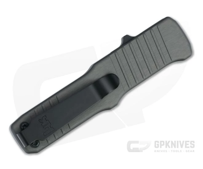 HK Hadron Bayonet Tumbled 154CM Gray Aluminum OTF Automatic 54022 2 HK Hadron Bayonet Tumbled 154CM Gray Aluminum OTF Automatic 54022 - Image 2