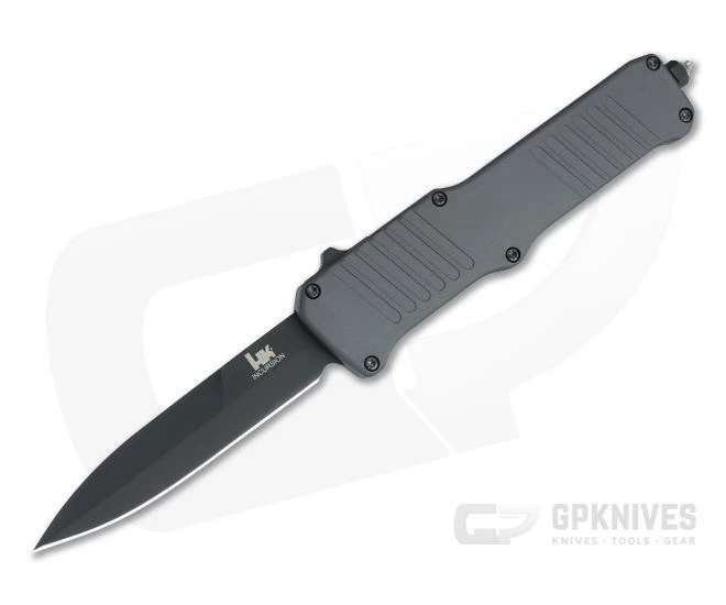 HK Incursion Bayonet Black PVD 154CM Gray Aluminum OTF Automatic 54092 1 HK Incursion Bayonet Black PVD 154CM Gray Aluminum OTF Automatic 54092