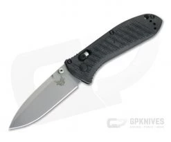 Benchmade Mini Presidio II Manual Black CF-Elite Plain S30V AXIS Lock Folder 575-1