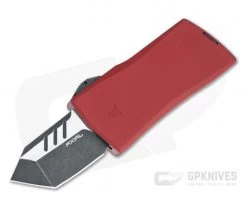 Axial Dart Tanto Blackwash S35VN Red CA Legal OTF Automatic