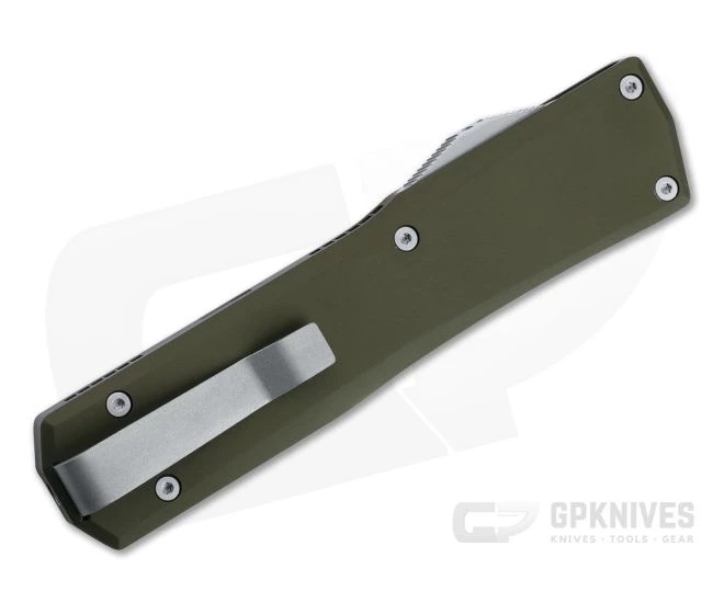 Axial Shift Clip Point Stonewashed 20CV OD Green OTF Automatic 2 Axial Shift Clip Point Stonewashed 20CV OD Green OTF Automatic - Image 2