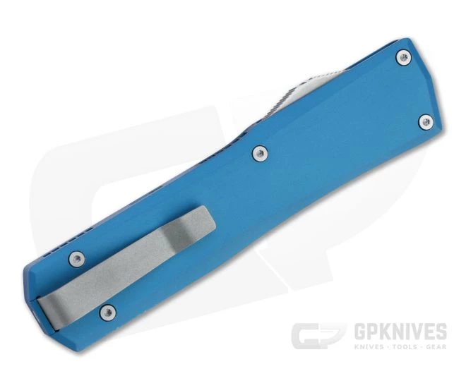 Axial Shift Clip Point Stonewashed 20CV Blue OTF Automatic 2 Axial Shift Clip Point Stonewashed 20CV Blue OTF Automatic - Image 2