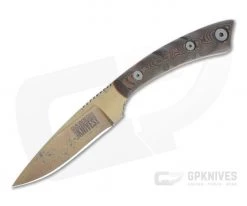 Dawson Knives Angler Arizona Copper 3V Orange/Black G10 Fixed Blade