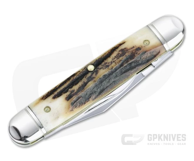 Northfield UN-X-LD #68 White Owl Sambar Stag Slip Joint 681221-02 2 Northfield UN-X-LD #68 White Owl Sambar Stag Slip Joint 681221-02 - Image 2