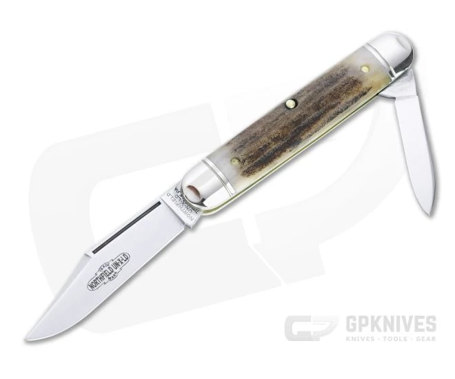 Northfield UN-X-LD #68 White Owl Sambar Stag Slip Joint 681221-09 1 Northfield UN-X-LD #68 White Owl Sambar Stag Slip Joint 681221-09