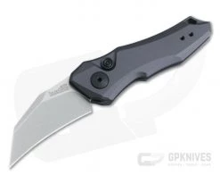 Kershaw Launch 10 Hawkbill Gray Aluminum Stonewashed CPM-154 Automatic Knife 7350