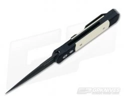 Protech Knives Godson Tuxedo Black Plain Edge Ivory Micarta Inlays 752 5 Protech Knives Godson Tuxedo Black Plain Edge Ivory Micarta Inlays 752 -Default Template 4 752 3