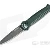 Piranha P7 Miniguard Tactical PVD S30V Green Button Lock Automatic