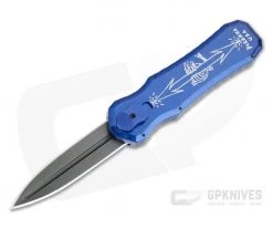 Piranha P8 Excalibur Tactical PVD 154CM Blue Double Action OTF Automatic