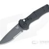 Benchmade 9070SBK Claymore Cobalt Black Part Serrated CPM-D2 Black Grivory Tactical Automatic